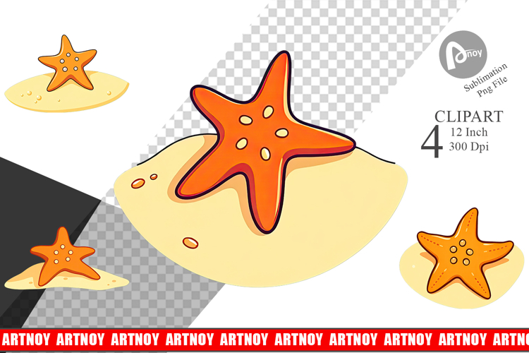 Starfish Clipart Image 20