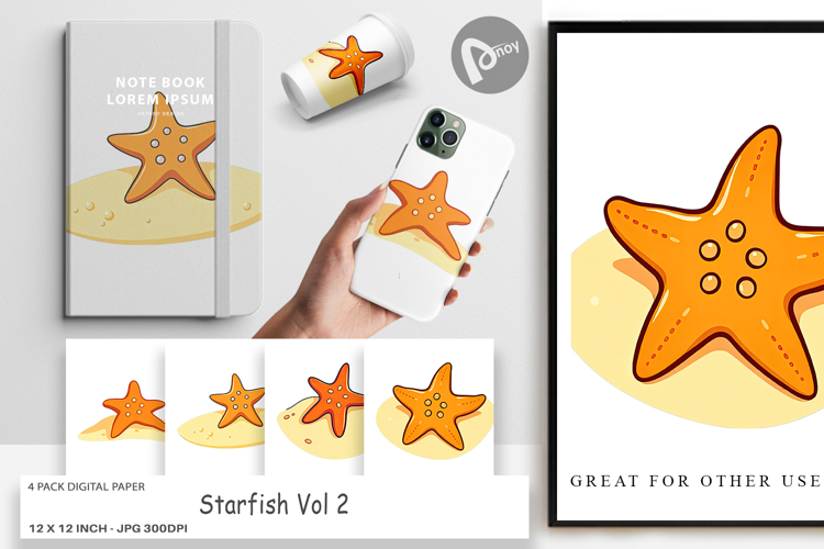 Starfish Clipart Image 9