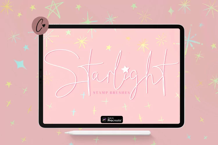 Starlight Stamp Brushes for Procreate