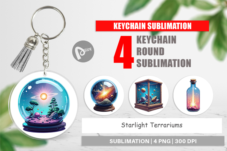 Keychain Starlight Terrariums