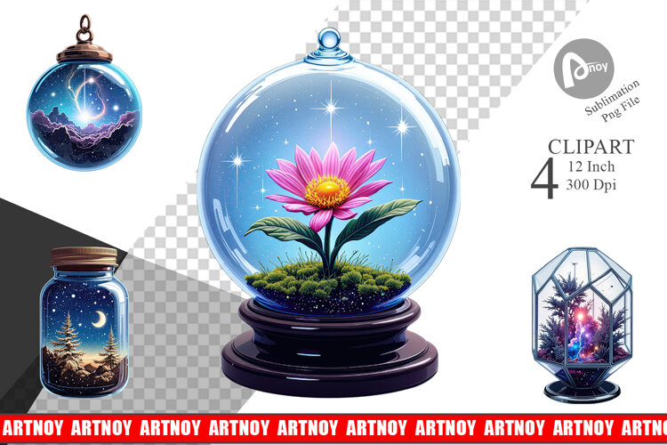 Starlight Terrariums Clipart example image 1