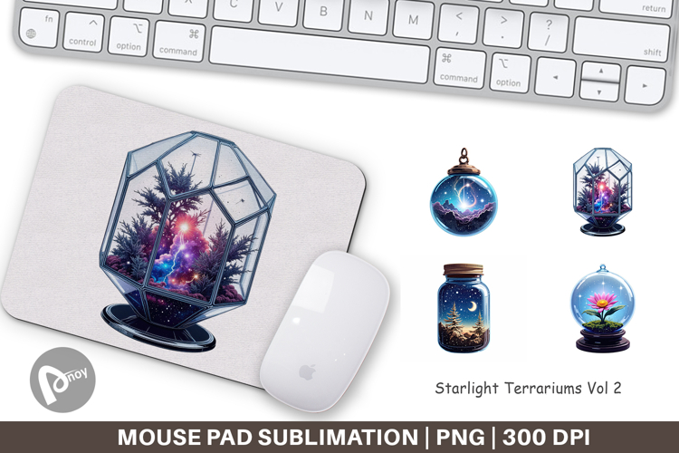 Mouse Pad Starlight Terrariums