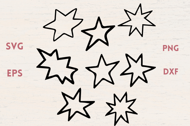 8 Stars SVG