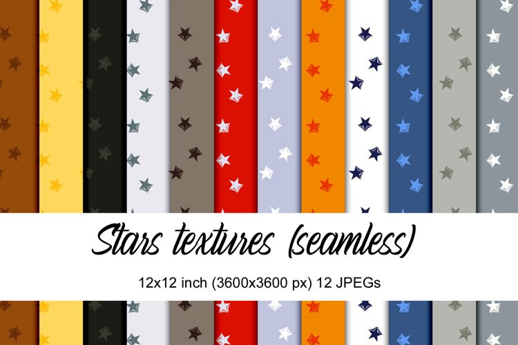 digital papers with tiny stars pattern