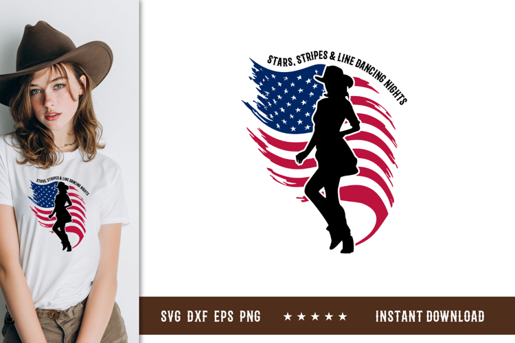 Line Dance SVG | Country Western file