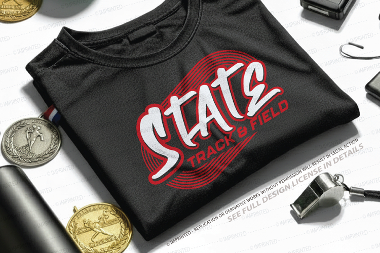 State Track and Field SVG