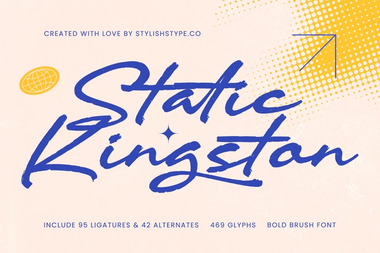 Static Kingston - Bold Brush Font