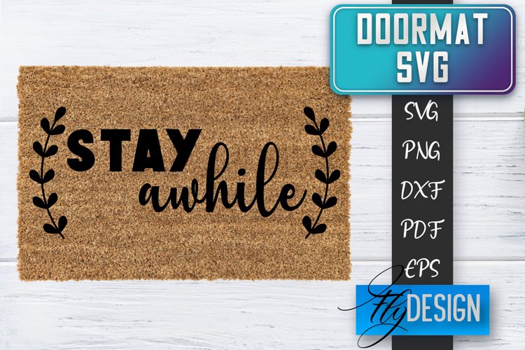 Doormat SVG Design | Welcom Home SVG | Home Decor SVG v.4