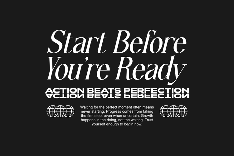 Stay Before You're Ready Urban Typography T-shirt Design