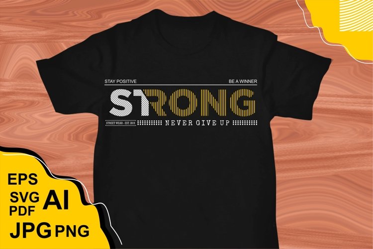 Stay Positive Be A Winner - T Shirt Desing