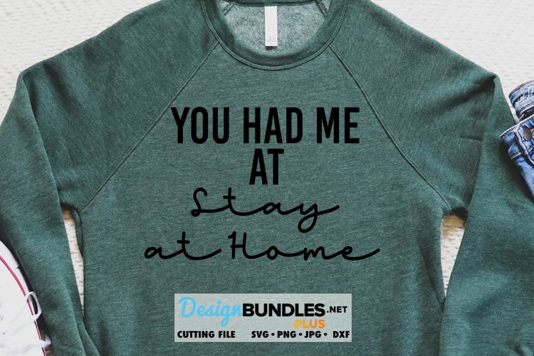 You Had Me At Stay At Home SVG | Funny SVG
