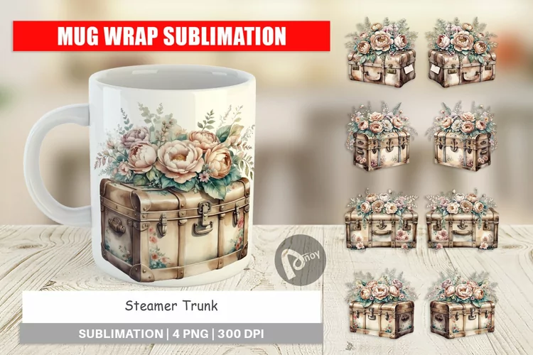 Mug Wrap Steamer Trunk