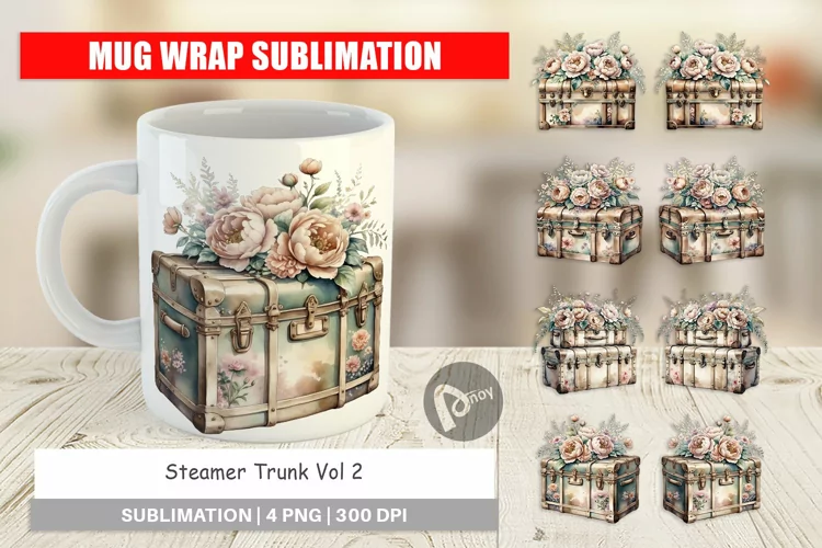 Mug Wrap Steamer Trunk