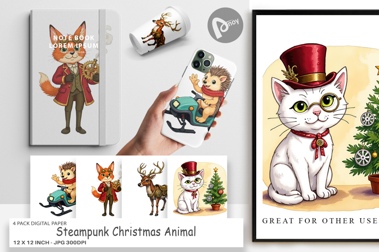Christmas Watercolor Clipart Image 14