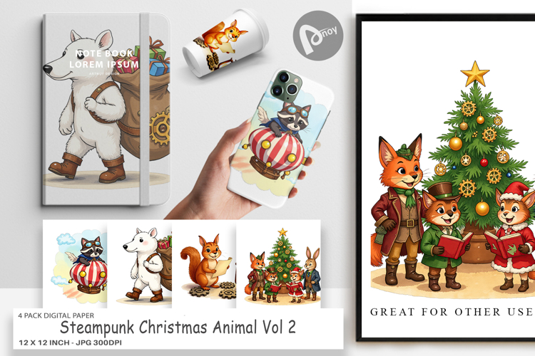 Christmas Watercolor Clipart Image 13