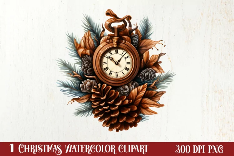 Steampunk Christmas Sublimation Clipart, Steampunk Christmas