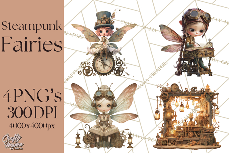 Steampunk Fairy Clipart, Mechanical World, Fairy Dolls Png