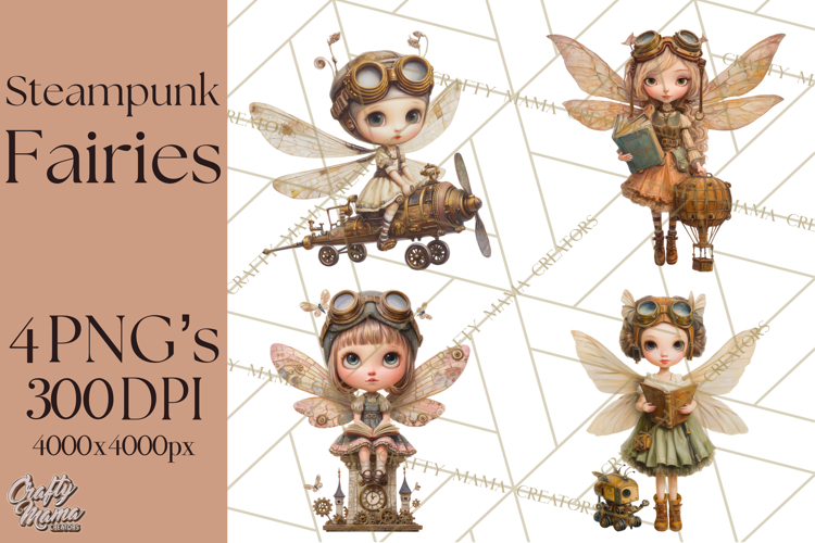 Steampunk Fairy Clipart, Mechanical World, Fairy Dolls Png