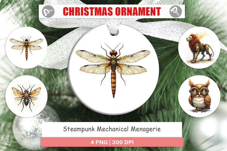 Steampunk Menagerie Ornament