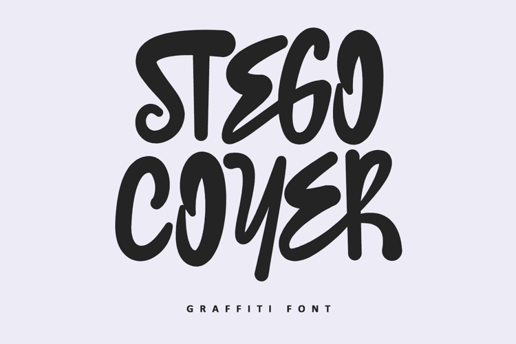 Stego Coyer Authentic Graffiti Brush Font