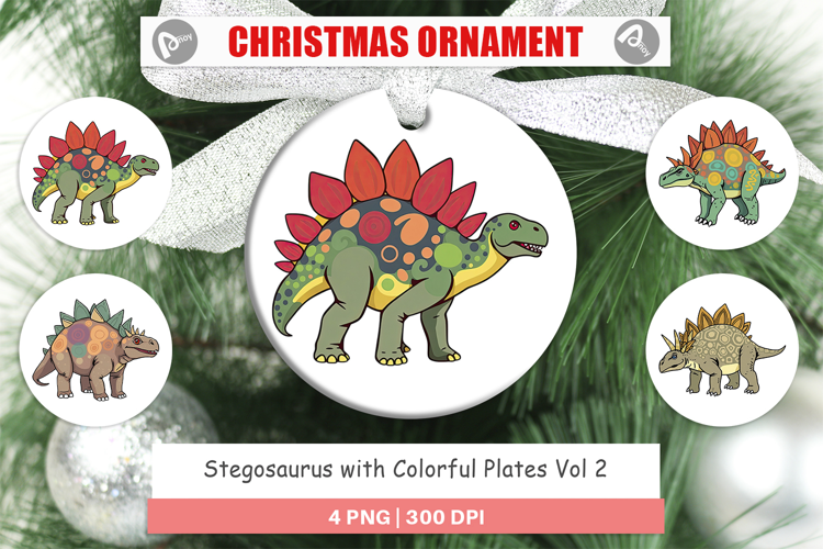 Ornament Stegosaurus with Plates