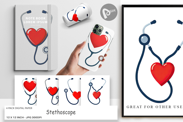 Stethoscope Clipart Image 3
