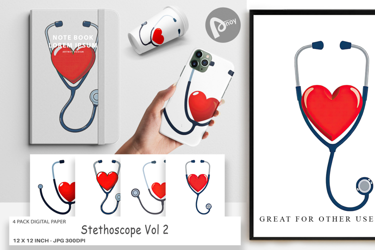 Stethoscope Clipart Image 2