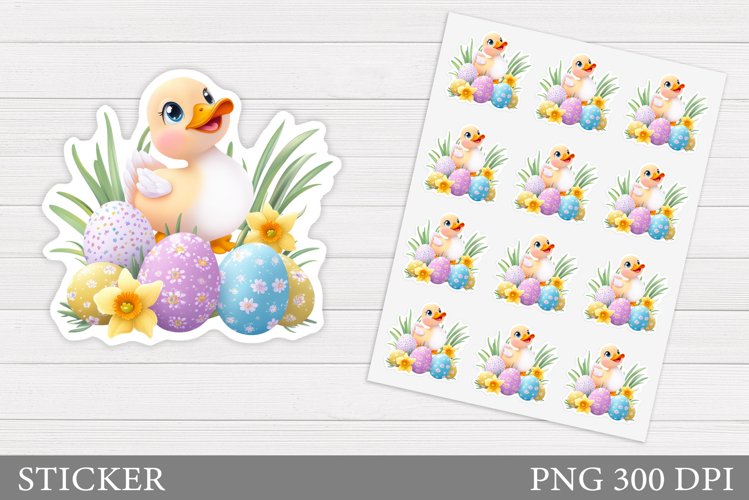 Cute Duck Clipart Image 8