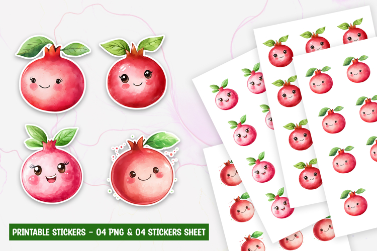 Pomegranate Clipart Image 24