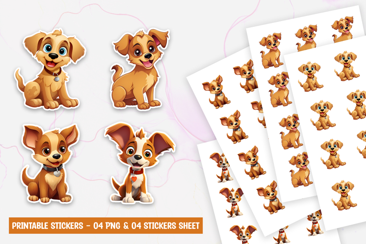 Cute Puppy Clipart Image 13