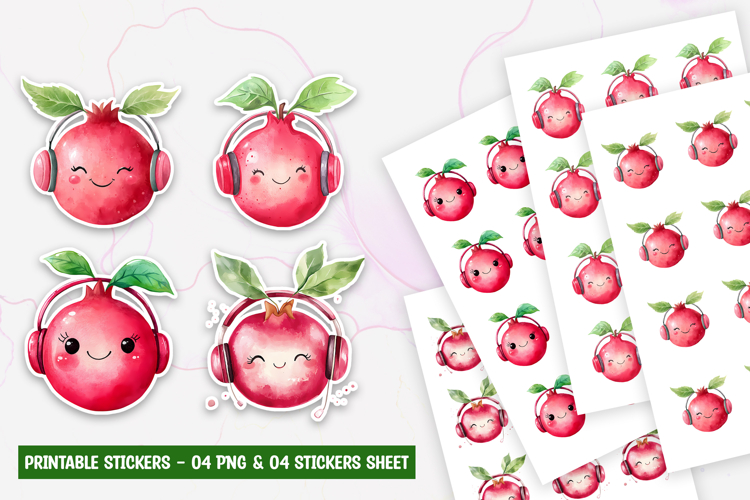 Pomegranate Clipart Image 23
