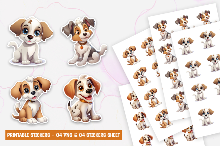 Cute Puppy Clipart Image 12