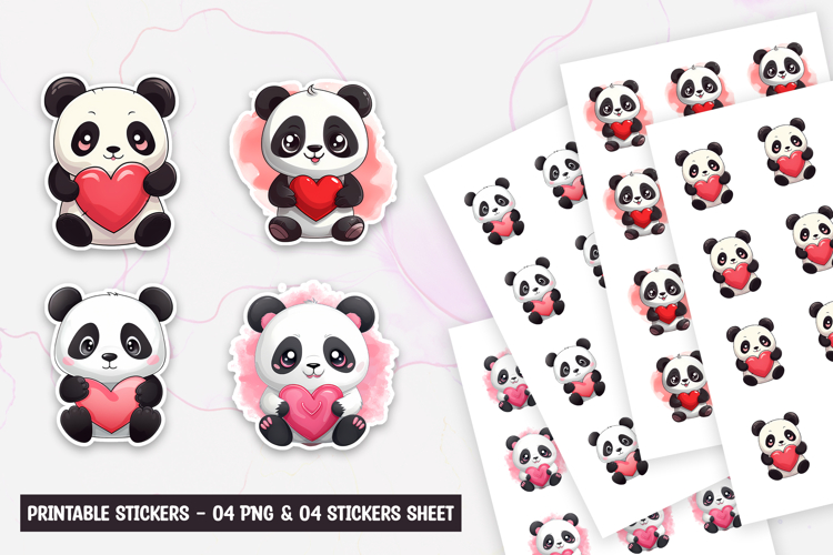 Cute Panda Clipart Image 5