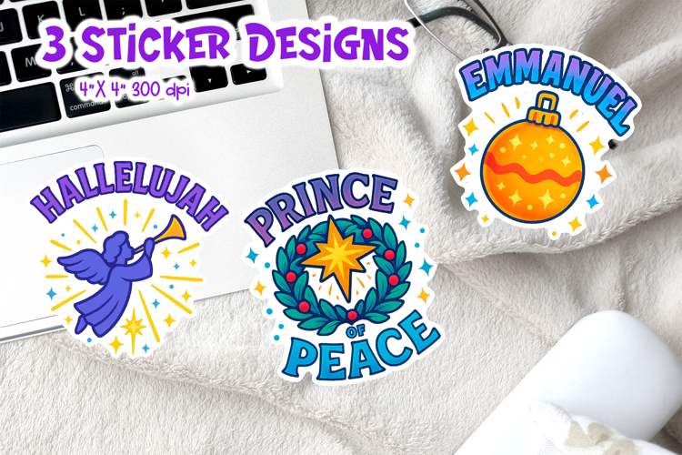 Christian Iridescent Sticker Printable | Prince of Peace