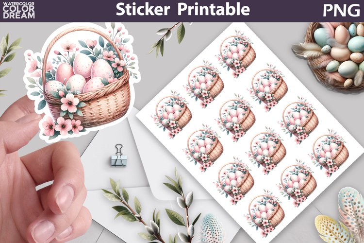 Easter Basket Clipart Image 18