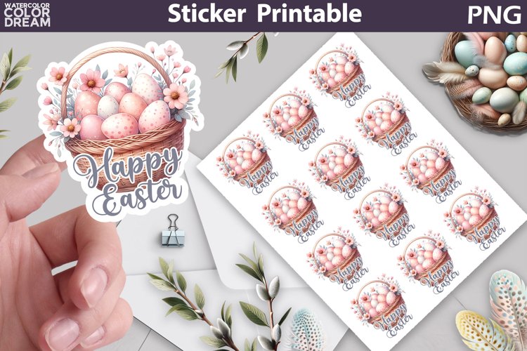 Easter Basket Clipart Image 15