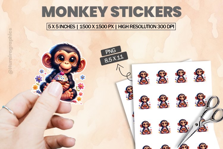 Monkey Clipart Image 24