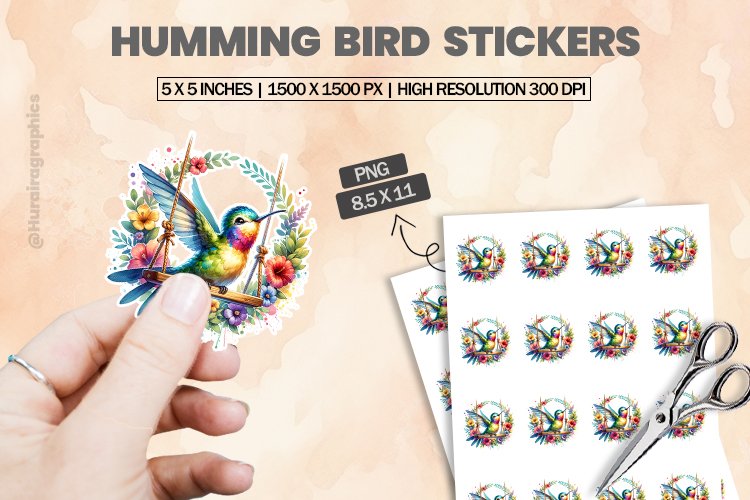Humming Bird Clipart Image 19
