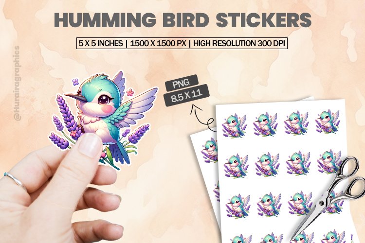 Humming Bird Clipart Image 21