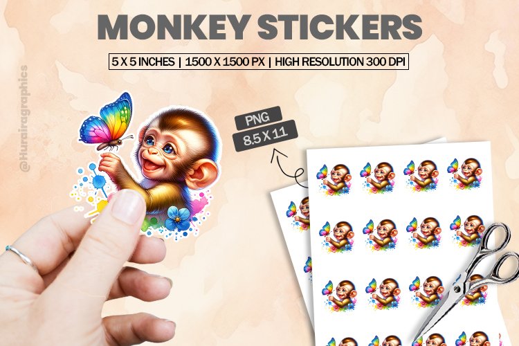 Monkey Clipart Image 6