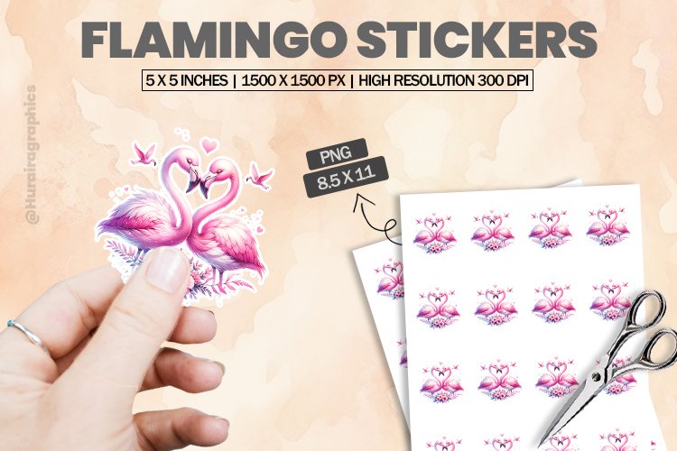 Cute Flamingo Clipart Image 18