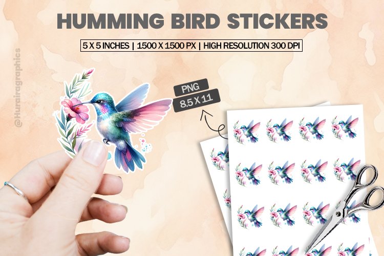 Humming Bird Clipart Image 14