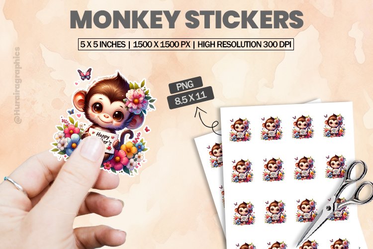 Monkey Clipart Image 23