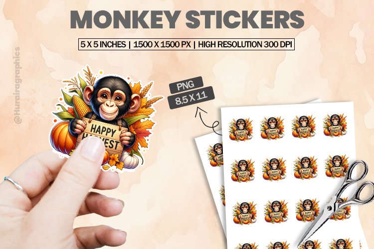 Monkey Clipart Image 9