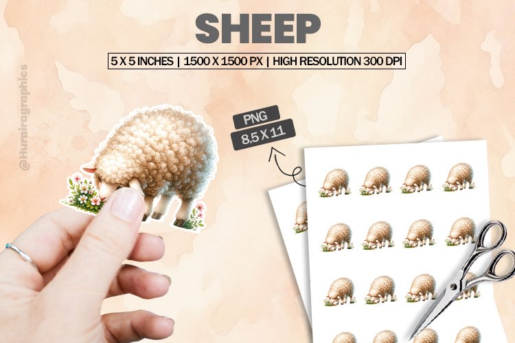Sheep Clipart Image 24