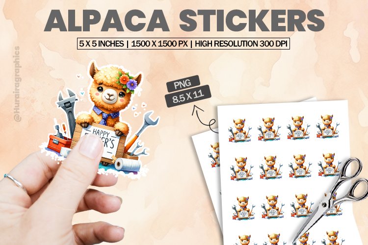 Alpaca Clipart Image 8
