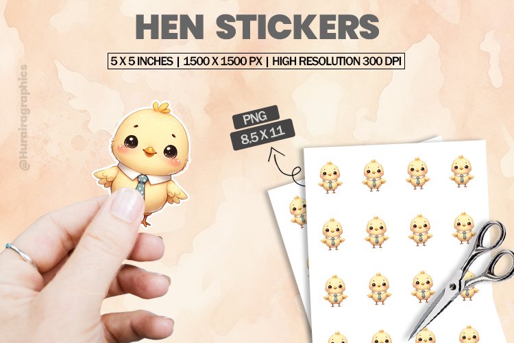 Hen Clipart Image 3