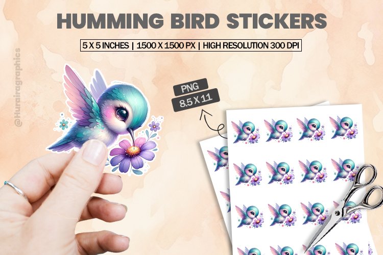 Humming Bird Clipart Image 10