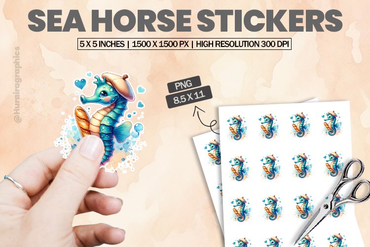 Sea Horse Clipart Image 21