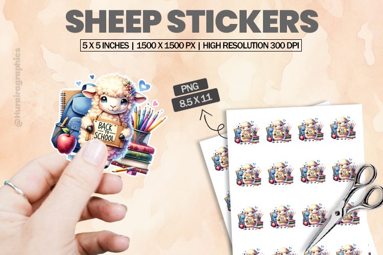 Sheep Clipart Image 6